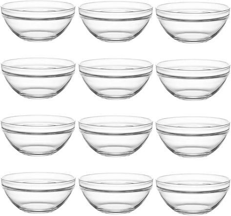 Healthy Pudding, Small Glass Containers, Cooking Measurements, Chef Tools, Measuring Ingredients, Prep Bowls, Clear Cups, Catering Ideas, Glass Serving Bowls