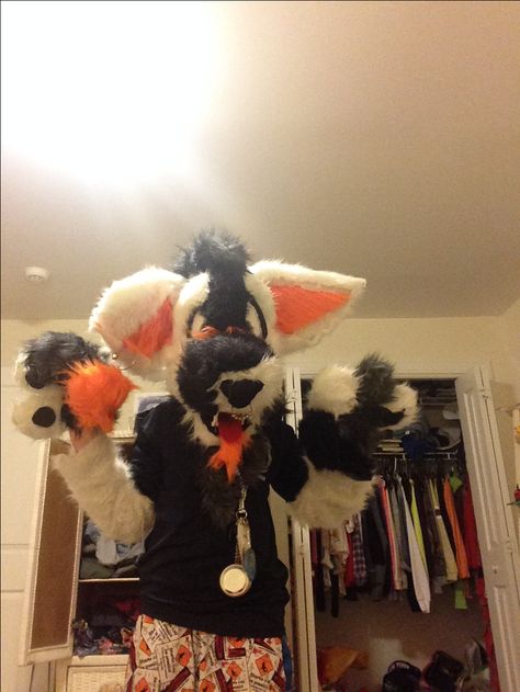 My rlly bad fursuit by shadow-alpha Bad Fursuits, Cosplay Costumes, Halloween Wreath, Amber, Halloween, Quick Saves