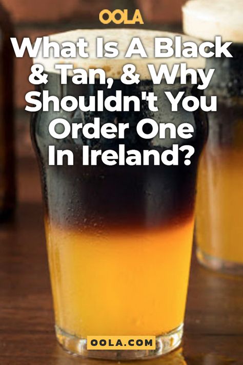 What Is A Black And Tan, And Why Shouldn't You Order One In Ireland? #Drinks Black And Tans Ireland, Black And Tan Drink Recipe, Black And Tan Beer, Crazy Cocktails, Irish Drinks, Sam Adams, Beer Cocktail, Black Irish, Beer Cocktails