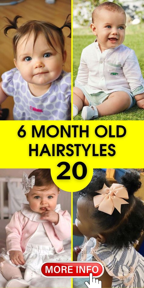 Finding the right 6 month old hairstyles can be a delightful journey. These styles are perfect for your baby boy or girl, especially if you're looking for hairstyles suitable for a Black baby. From playful to elegant, these hairstyles are sure to make your baby look even more adorable. 6 Month Baby Hairstyles Girl, 6 Month Old Hairstyles, Cutest Hairstyles, Six Month Old Baby, 8 Month Baby, Childrens Hairstyles, 7 Month Old Baby, Baby Boy Hairstyles, Black Baby Boys