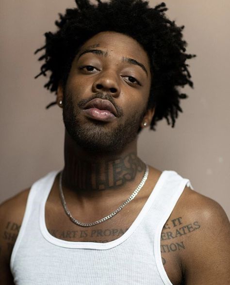 Bret Faiyaz, Sonder Son, Baby Brent, Christopher Wood, Brent Faiyaz, Neck Tattoo, Man Crush, Tattoo Style