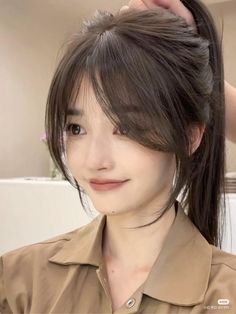 Haircuts Face Framing Bangs, Wolfcut Face Framing, S Shaped Bangs, Curtain Bangs Photo, Korean Style Haircut, Different Kinds Of Bangs, Face Framing Bangs Long Hair, Ponytail With Curtain Bangs, Curtain Bangs For Medium Hair