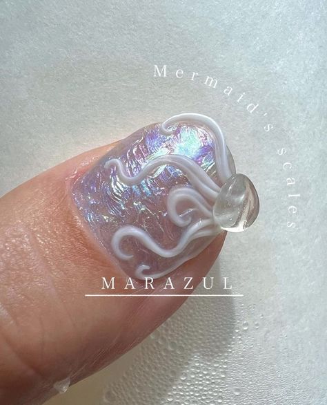 Mermaid Scale Nails, Scale Nail Art, Scales Nail Art, Mermaid Scales Nails, Dragon Scale Nails, Scale Nails, Scales Mermaid, Mermaid Scales, Nails 2024