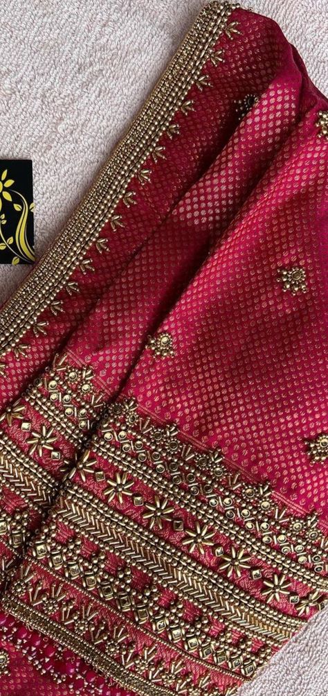 Bridal Blouse Designs Kerala, Aarya Work Blouse Designs, Wheat Bead Aari Work Design, Kerala Bridal Blouse Designs, Grand Aari Work Blouse Design, Bridal Aari Work Blouse Designs, Aari Blouse Design, Kundan Design, Aari Work Blouse Designs