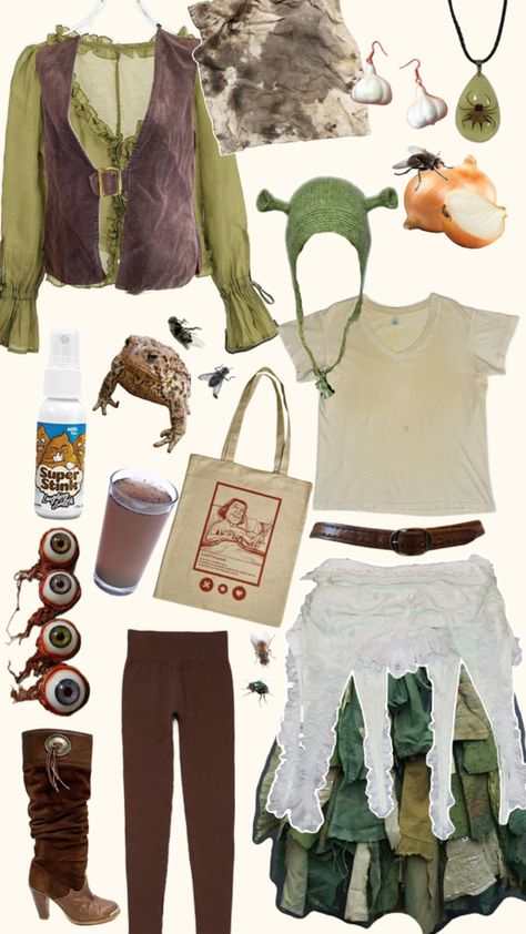 (Your welcome 🤗) #outfit #shrek #aesthetic #cleangirlaesthetic Shrek Outfit, Shrek Aesthetic, Your Welcome, Nerd Alert, Shrek, Fall Looks, Outfit Idea, Aesthetic Clothes, Party Outfit