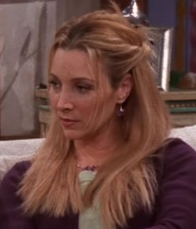 Phoebe Friends Hairstyles, Phoebe Buffay Hair Tutorial, Pheobe Buffay Haircut, Friends Phoebe Hair, Phoebe Buffet Hairstyles, Phoebe Buffay Haircut, Phoebe Buffay Makeup, Pheobe Buffay Hair Hairstyles, 2000s Half Up Half Down Hair