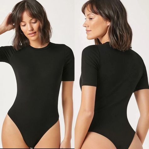 Round Neck Short Sleeve Fitted Bodysuit Neutral Basic 100% Cotton Xs= 2 S=4 M=6 L=8/10 Xl=12 Black Tank Top Bodysuit, Fitted Bodysuit, Fashion Nova Bodysuit, Tank Top Bodysuit, Zara Bodysuit, Red Bodysuit, Floral Bodysuit, Pink Bodysuit, Bodysuit Top