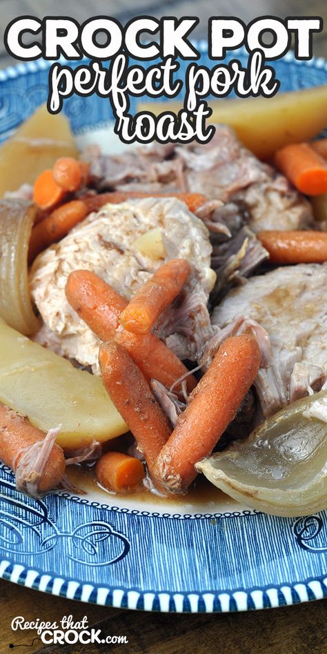 Are you looking for the perfect recipe to use with a pork roast? Then you don't want to miss this Perfect Crock Pot Pork Roast recipe! It is amazing! via @recipescrock Pork Roast In Crock Pot, Roast In Crock Pot, Pork Roast Crock Pot, Crock Pot Pork Roast, Pork Loin Crock Pot Recipes, Roast Crock Pot Recipes, Pork Roast Crock Pot Recipes, Roast Crock Pot, Pork Crock