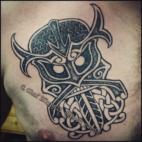 God mask to represent Tyr #viking #vikings #Norse #Heathen… | Flickr Traditional Viking Tattoos, Odin Thor, Thor Loki, Mask Tattoo, Viking Art, Norse Vikings, Viking Tattoos, Polynesian Tattoo, Thor