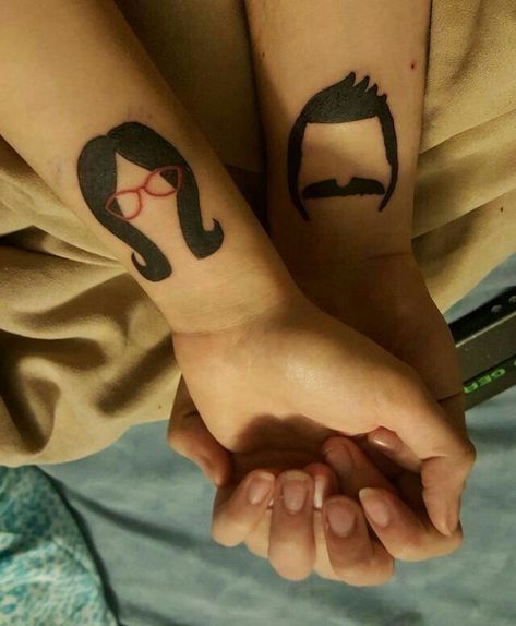 Linda Tattoo, Bob And Linda, Couple Tattoos Unique Meaningful, Cute Couple Tattoos, Country Tattoos, Couple Tattoos Unique, Matching Sister Tattoos, Ankle Tattoos For Women, Couples Tattoo Designs