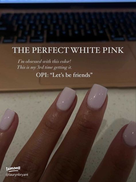 Love any shade of pink nails | Gallery posted by Lauryn Bryant | Lemon8 Shade Of Pink Nails, Milky Nails, Shade Of Pink, Amazing Nails, Work Nails, I'm Bored, Pink Nail, Dip Powder Nails, Neutral Nails