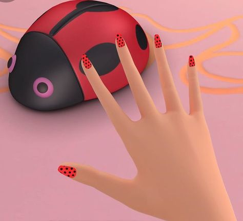 Ladybug nails are the second best after queen bee nails, duh Ladybug Nails, Bee Nails, Second Best, Queen Bee, Queen Bees, Beats Headphones, Over Ear Headphones, In Ear Headphones, Headphones