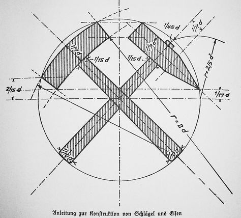 Instructions for the construction of hammer and chisel  Flickr Hammer And Chisel Tattoo, Brand Concept Board, Hammer Drawing, Mining Logo, Hammer Tattoo, Hammer Logo, Art Deco Drawing, Blacksmith Hammer, Stone Tattoo