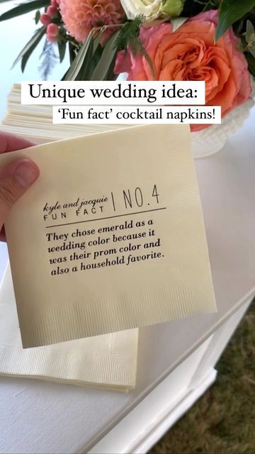 What To Do During Cocktail Hour, Cocktail Theme Wedding, Cocktail Hour Ideas, Wedding Guest Activities, Napkin Ideas, Cocktail Hour Decor, Cocktail Napkins Wedding, Zelda Wedding, Brain Storm