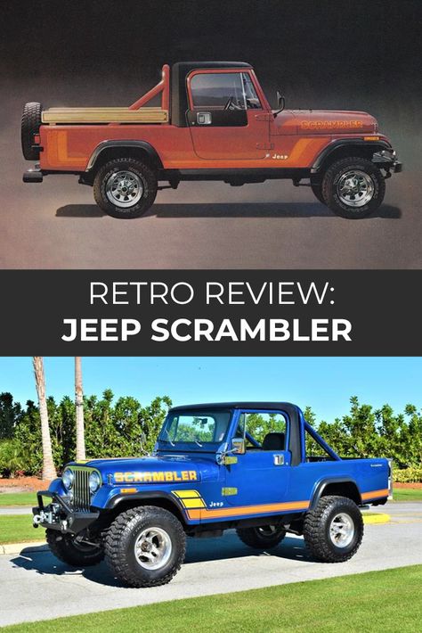 Nostalgia has a powerful effect on car fans, and Jeep lovers are no exception. Few trims define “back in the day” good times more than the Jeep Scrambler. Jeep Scrambler Cj8, Cj7 Jeep Restorations, 1979 Jeep Wagoneer, 1979 Jeep Cj7 Renegade, Jeep Gladiator Willys, Jeepster Commando, Jeep Scrambler, Jeep Jt, Cj Jeep