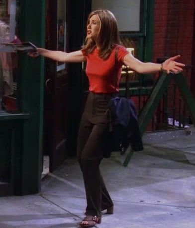 Rachel Green Outfits Mini Skirt, Carrie Bradshaw Work Outfits, Rachel Green Grey Skirt, Rachel Green Office Outfits, Rachel Green Work Outfits, Iconic Rachel Green Outfits, Rachel Geller, Rachel Outfits, Estilo Rachel Green