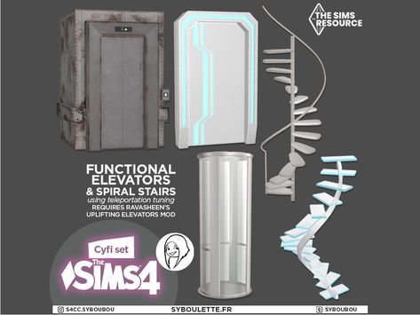 This elevator spiral stairs cc sims 4 includes 14 items:1. Dirty elevator | 2. Futuritic elevator| 3. Glass elevator | 4. Polished stone spiral stairs | 5. Sims 4 Functional Elevator, Elevator Cc Sims 4, Sims 4 Cc Functional Elevator, Sims 4 Cc Curved Stairs, Sims 4 Hidden Door, Sims 4 Cc Secret Door, Sims 4 Escalator, Sims 4 Spiral Staircase Cc Functional, Ts4 Stairs Cc