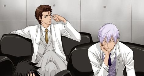 Gin Ichimaru, Ichigo Kurosaki Wallpaper, Sosuke Aizen, Aizen Sousuke, Aizen Sosuke, Magnolia Park, Bleach Anime Art, Anime Boy Sketch, Bleach Fanart