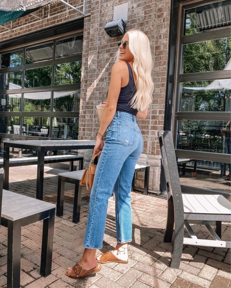 Shop Ultra High Rise Kick Flare Jeans and other curated products on LTK, the easiest way to shop everything from your favorite creators. Kathleen Post, Kick Flare Jeans, Kick Flares, Post On Instagram, Bell Bottom Jeans, Flare Jeans, Mom Jeans, High Rise, Things To Come