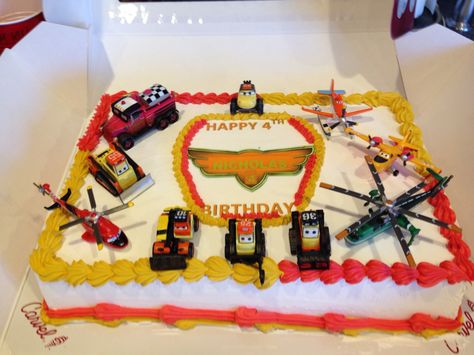 Planes fire and rescue cake #disney #planes #fire #birthday Planes Fire And Rescue Birthday, Planes Fire And Rescue, Fire Birthday, Planes Birthday Party, Planes Birthday, Fire And Rescue, Planes Party, Disney Planes, Airplane Birthday Party