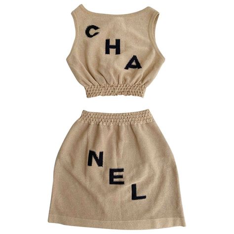 Luxury Pieces, Chanel Beige, Dresses Luxury, Chanel Outfit, Chanel Dress, Summer Set, Print Graphic, Looks Chic, Mode Inspo