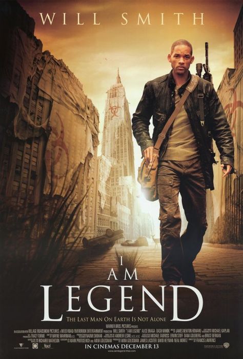 Such a good movie. Will Smith Movies, Theater Posters, The Last Man On Earth, I Am Legend, Barney Stinson, Beau Film, Obama Family, Zombie Movies, Western Film