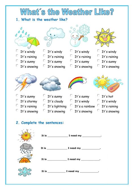 Weather online exercise for Grade 3 Weather Esl, Weather Lesson Plans, Weather Lessons, Weather Worksheets, Weather Vocabulary, Weather Words, Weather Unit, English Worksheet, Weather Map