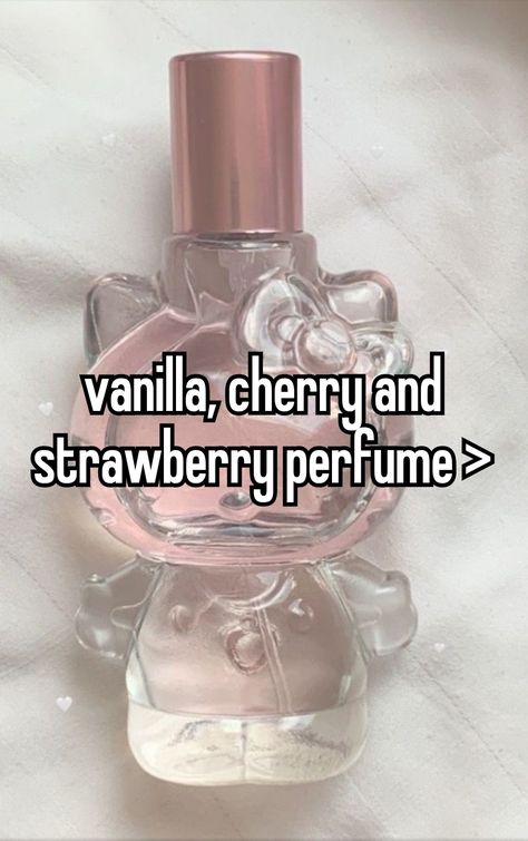 Strawberry Vanilla Perfume, Pink Whispers, Strawberry Perfume, Yami Kawaii Art, Whispers Aesthetic, Best Perfumes, School Friends, Vanilla Perfume, Yami Kawaii