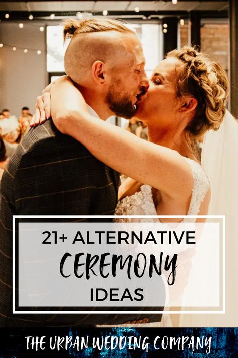 Non Traditional Small Wedding, Wedding Ceremony Non Traditional, Rustic Alternative Wedding, Impromptu Wedding Ideas, Non Wedding Ideas, Wedding Ceremony Themes, Ceremony Traditions Unique, Wedding Non Traditional Ideas, Non Traditional Ceremony Ideas