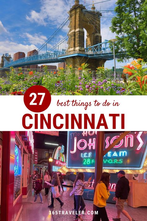 If you are planning a trip to this Ohio city soon, we’ve gathered all the must-visit stops for you. Here are 27 things to do in Cincinnati that you’re not going to want to miss. Cincinnati Things To Do, Things To Do In Cincinnati Ohio, Making Chili, Things To Do In Cincinnati, Ohio City, Ohio Travel, Feel Like Home, Cincinnati Ohio, Planning A Trip