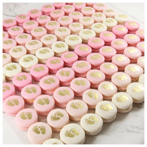 Gender Reveal Macarons, Macaron Drawing, Baby Shower Macarons, Garden Baby Showers, Baby Reveal Party, Shower Desserts, Baby Shower Desserts, Dessert Tables, Baby Reveal