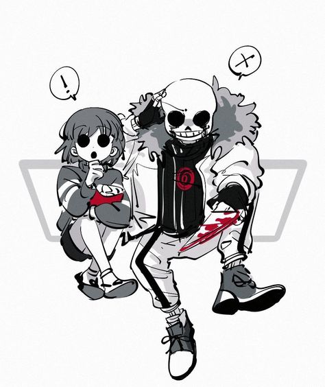 Killer Sans, Sans E Frisk, Ut Art, Fandom Drawing, Undertale Comic Funny, Sans Aus, Undertale Sans, Undertale Funny, Undertale Aus