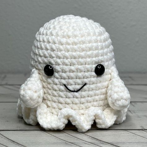 "Ghostmoji" Ghost Amigurumi Pattern Crochet Ghosts Pattern, Crochet Ghost Amigurumi, Easy Crochet Ghost Pattern, Small Ghost Crochet Pattern, Small Crochet Ghost, Crocheted Ghosts Free Pattern, Mini Ghost Crochet Pattern, Crochet Ghosts Free Pattern, Crochet Ghost Pattern Free