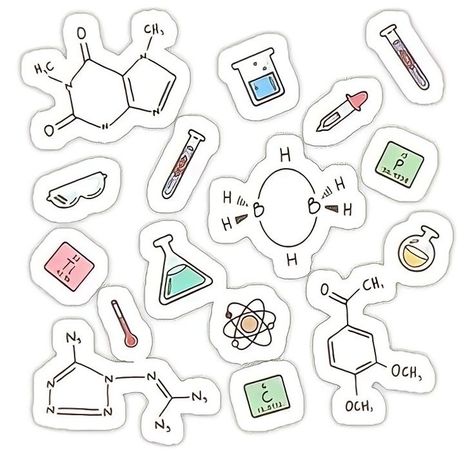 Goodnotes Stickers Science, Science Aesthetic Sticker, Physics Stickers Aesthetic, Chemistry Stickers Printable, Chemistry Stickers Aesthetic, Science Stickers Aesthetic, Physics Stickers Printable, Biology Stickers Printable, Science Stickers Printable