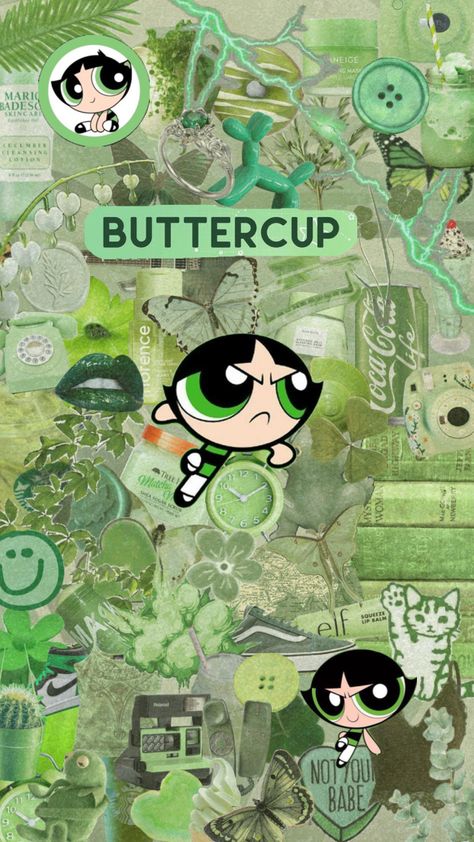 #buttercup #buttercupppg #powerpuffgirls Buttercup Powerpuff Girl, Powerpuff Girls Wallpaper, Powerpuff Girl, The Powerpuff, Puff Girl, Cute Bedroom Decor, Dont Call Me, Dark Wallpaper Iphone, Best Iphone Wallpapers