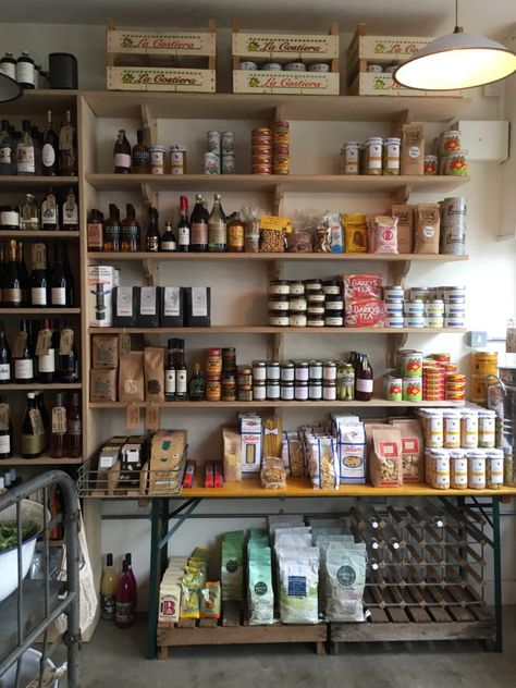 Old General Store Aesthetic, General Store Pantry Ideas, General Store Ideas Small Towns Interior, Small Deli Shop, Modern General Store Ideas, Tiny Grocery Store, Small Market Store, Boutique Grocery Store, French Grocery Store