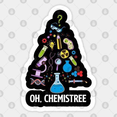 Science Ornaments, Science Balloons, Science Christmas Ornaments, Pharmacy Christmas, Chemistry Drawing, Science Christmas, Cricut Gifts, Science Puns, Christmas Science