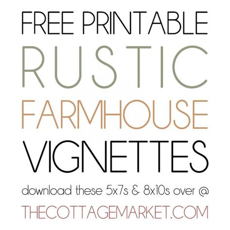 Farmhouse Printables Free, Farmhouse Vignettes, Farmhouse Pitchers, Farmhouse Printables, Stencils For Wood Signs, Cottage Market, Free Printable Art, Printables Free, Fall Printables