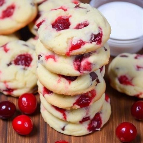 Easy Family Recipes | Maraschino Cherry Shortbread Christmas Cookies | Facebook Maraschino Cherry Shortbread Cookies, Shortbread Christmas Cookies, Cherry Shortbread Cookies, Cherry Shortbread, Shortbread Christmas, Easy Family Recipes, Easy Foods, Maraschino Cherry, Decadent Chocolate