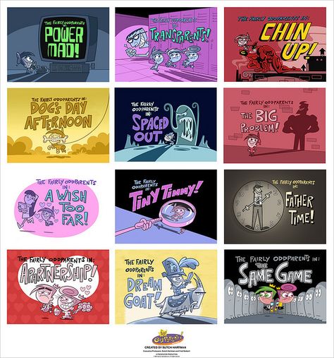 The Fairly OddParents title card poster by Fred Seibert, via Flickr Free Font Websites, Fairly Oddparents, Graphic Artist Designer, Art Business Cards, The Fairly Oddparents, Fairly Odd Parents, Odd Parents, Graphic Design Infographic, Typography Alphabet