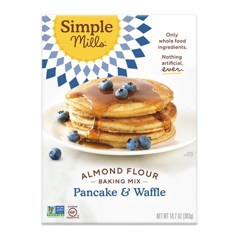 SimpleMills - Ingredients Chia Pancakes, Easter Egg Sugar Cookies, Simple Mills, Almond Flour Pancakes, Flour Pancakes, Baking With Almond Flour, Weekend Cooking, Gluten Free Pancakes, Pumpkin Pancakes