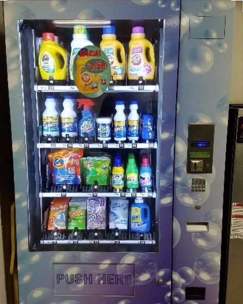 Laundromat Vending Machine, Laundry Vending Machine, Vending Machine Ideas, Laundry Cafe, Laundromat Business, Vending Machine Design, Vending Machine Business, Laundry Business, Startup Business Plan