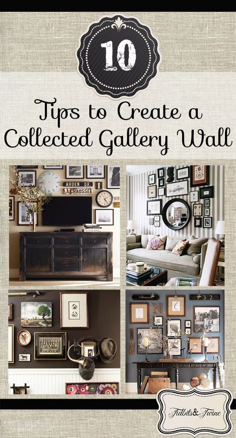 Tidbits & Twine: Tips for creating a collected gallery wall. Photowall Ideas, Metal Tree Wall Art, Color Psychology, Wall Gallery, Inspiration Wall, New Wall, Decor Rustic, Helpful Tips, Wall Collage