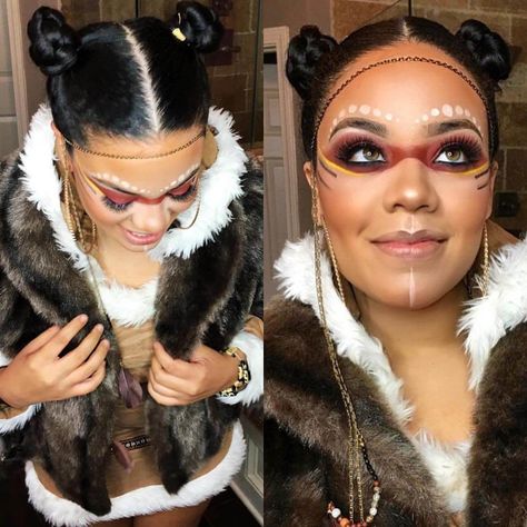 Related image Indian Makeup Halloween, Native American Makeup, Warrior Makeup, Music Festival Makeup, Cheer Makeup, Fantasy Make-up, American Makeup, Make Up Designs, Carnival Makeup