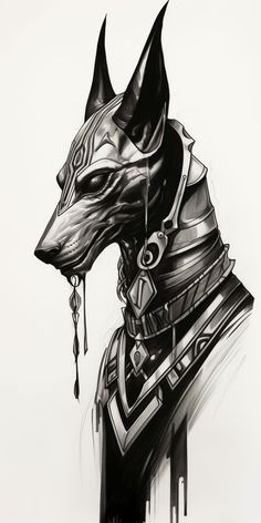 https://pin.it/eiQKELhIn Jackal Egyptian, Anubis Illustration, Anubis Drawing, Anubis Art, Egyptian Jackal, Egypt Tattoo Design, Egyptian Tattoos, Ancient Egyptian Mythology, Egyptian Anubis