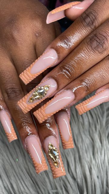 3d Croc Nails, Croc Nails, Nails Aesthetics, Nails 2021, 3 D, Black Women, Nails, On Instagram, Quick Saves