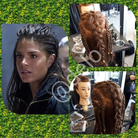 The 100 Hairstyles Braids, The 100 Hairstyles Octavia, The 100 Octavia Hairstyles, The 100 Inspired Hairstyles, Octavia Blake Hairstyles, Octavia Hairstyle, The 100 Hairstyles, Warrior Hairstyles, Dance Moms Maddie