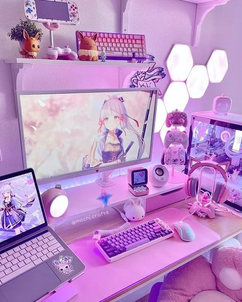 (1) Jen #donamédula on Twitter: "Girls just wanna have- https://t.co/Jgwjc9Xj9u" / Twitter Room Manifestation, Kawaii Setup, Pastel Gamer, Pink Setup, Gaming Equipment, Gamer Setup, Otaku Room, Gamer Room Decor, Pc Gaming Setup