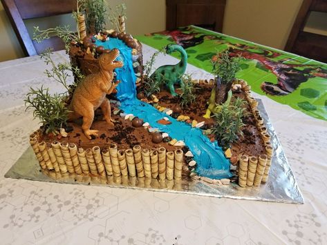 Volcano Cake, Jurassic Park Birthday Party, Dinosaur Cakes, Jurassic Park Birthday, Dino Cake, Fairy Garden Birthday Party, Dinosaur Birthday Cakes, Dinosaur Themed Birthday Party, Dino Birthday Party