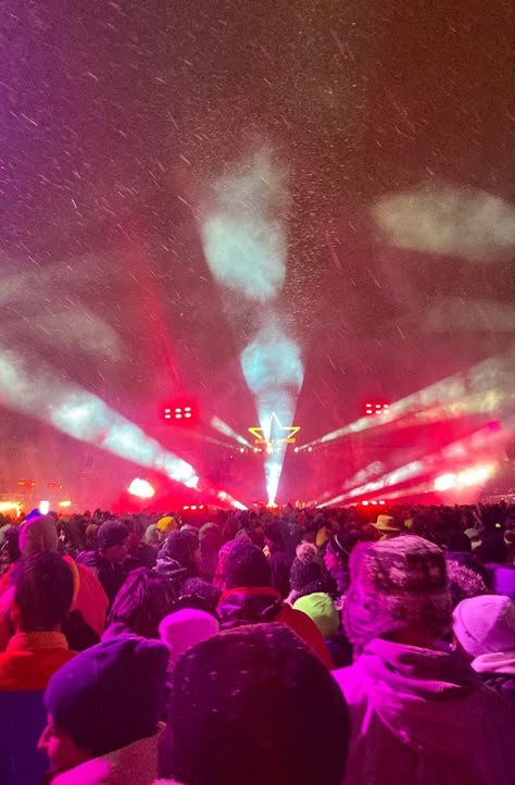 #igloofest #winter #rave #montreal #montrealwinter #2023 #tiesto Winter Music Festival, Winter Rave, 2024 Moodboard, Winter Music, Vision Board Images, Music Concerts, Real Family, In The Now, Uni Life